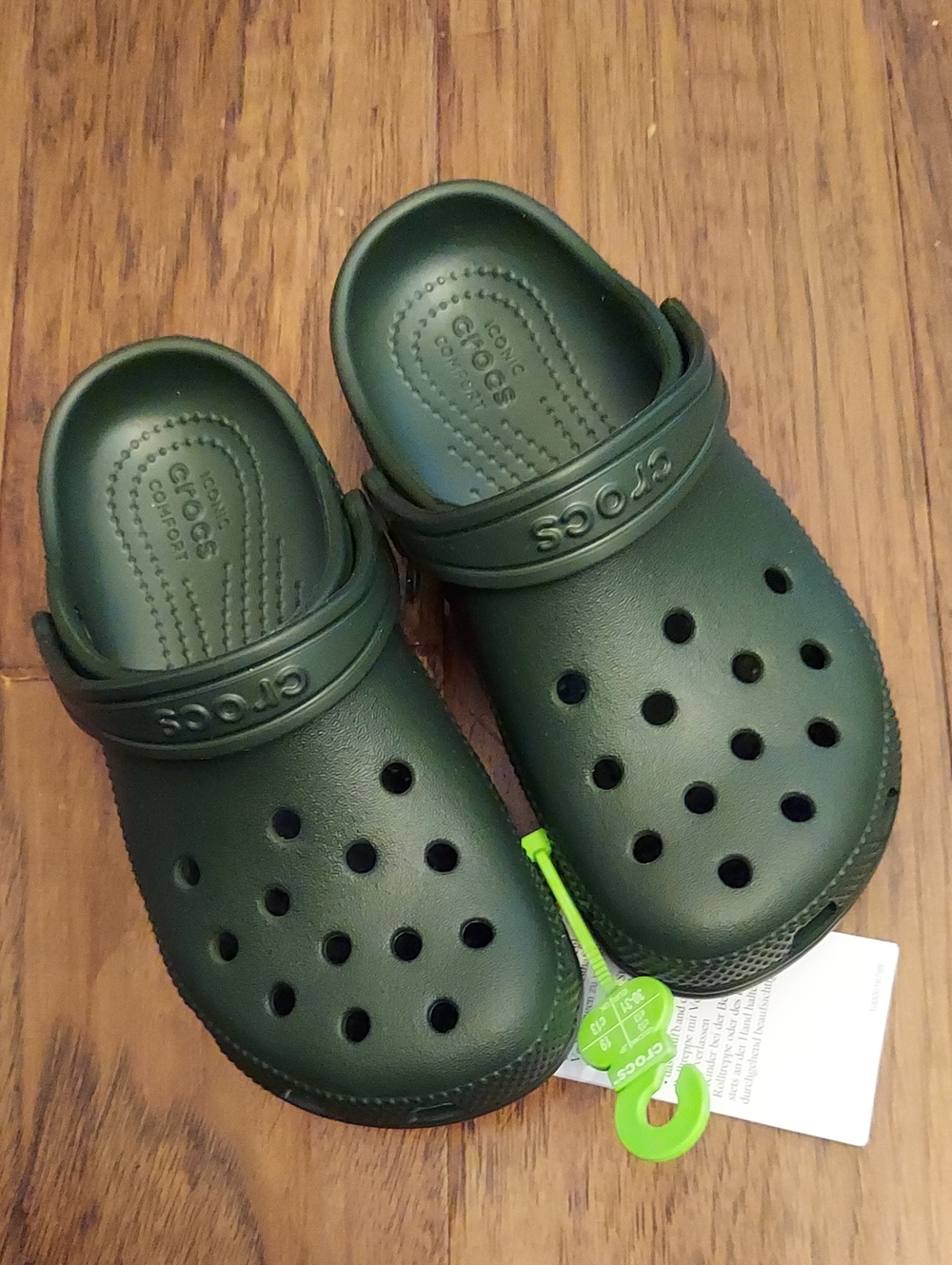 Crocs Kids Classic Clog 13 Toddler Dark Green